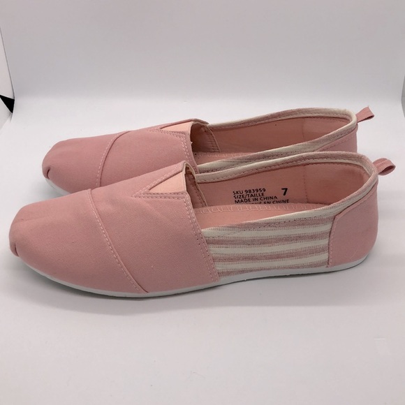 NWOT Pink Casual Flats Size 7 - Picture 4 of 6